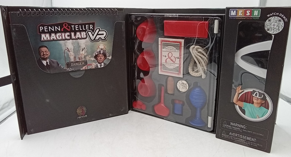 Penn & Teller VR Magic Lab Virtual Reality Kids Magic Book and Interactive
