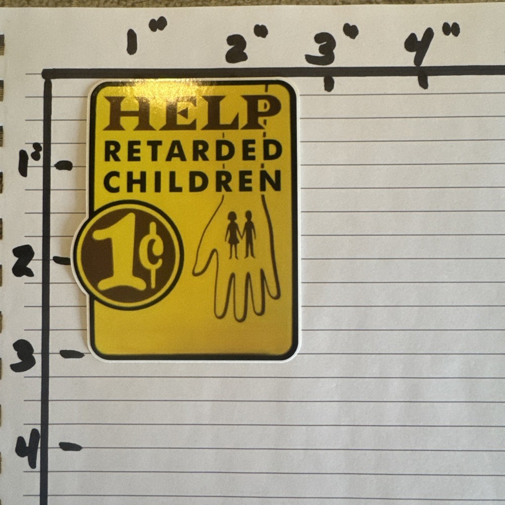 Gumball Machine Replacement Vinyl Decal / Sticker. 1 Cent