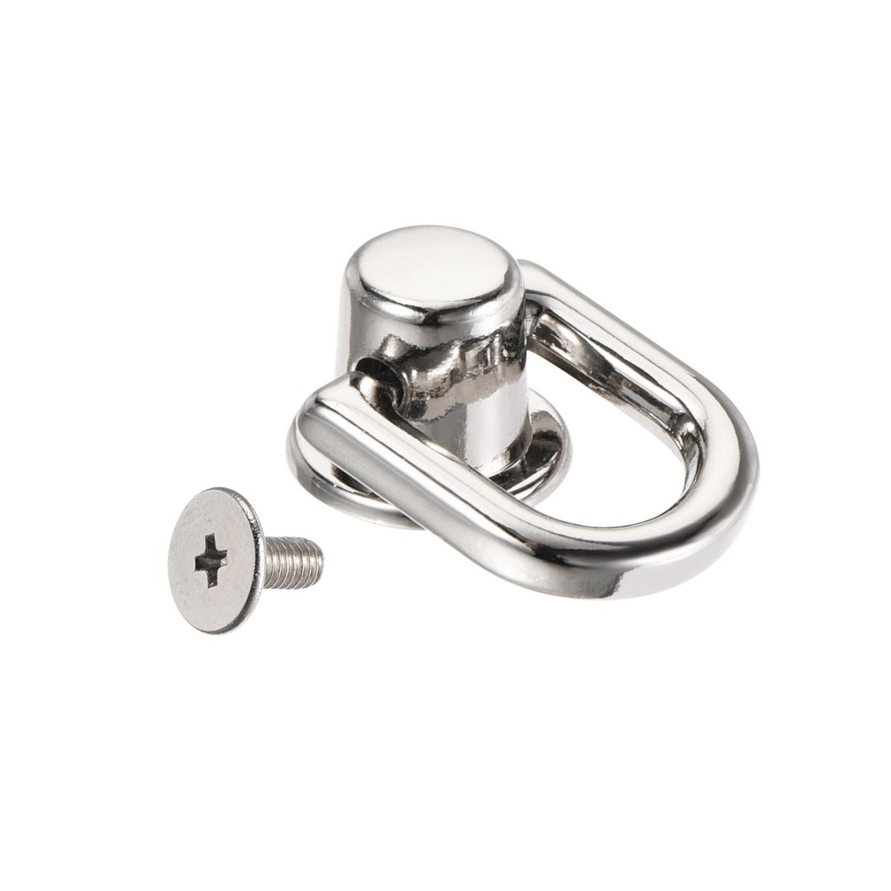 12x10mm Ball Head Button Studs with D for DIY Silver 6pcs