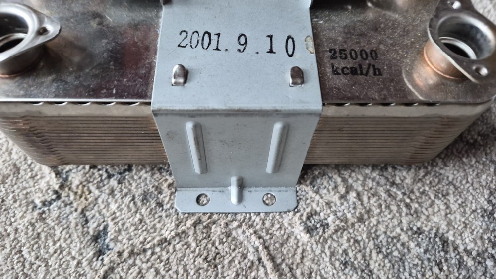 Gas Boiler 18 Plate Copper Brazed Heat Exchanger Of Unknown Orgin