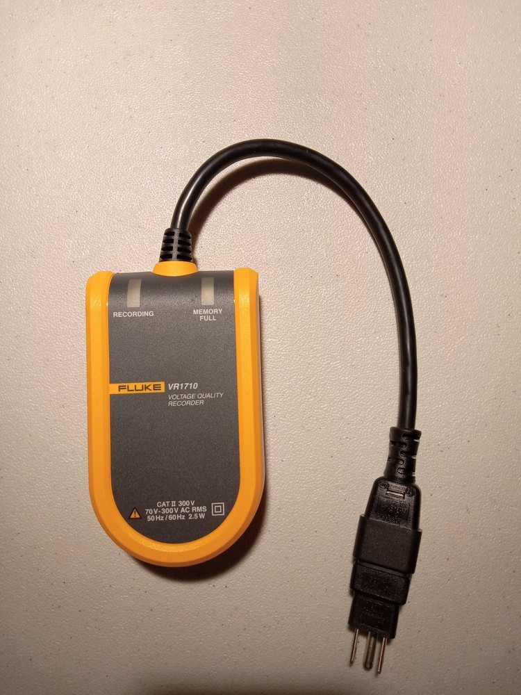 FLUKE VR1710 VOLTAGE QUALITY RECORDER