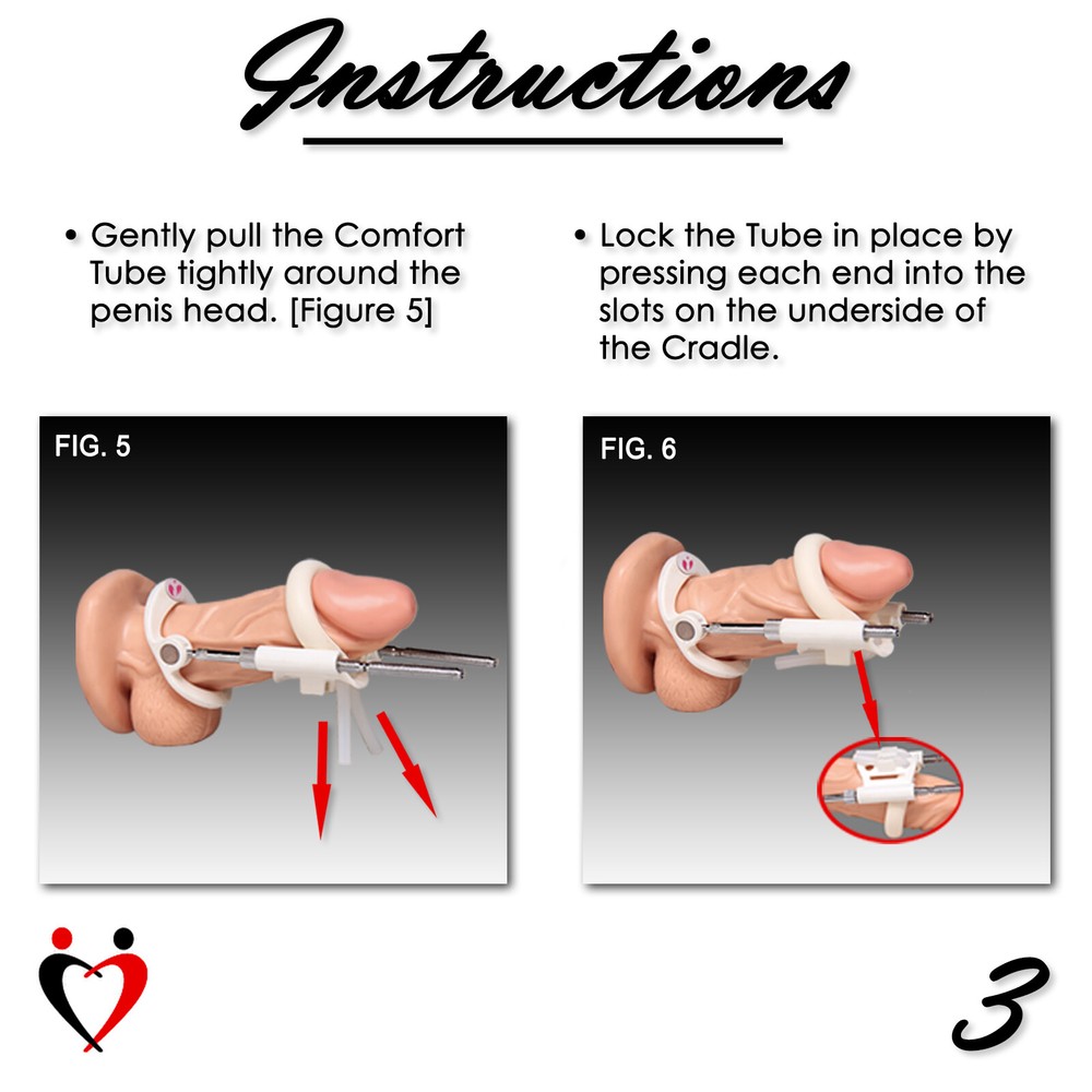 LeLuv Penis Extender Replacement Cushioned Head Restraints for LeLuv SLIDER