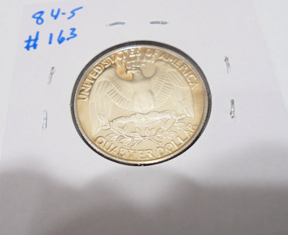 NICE 1984 s Proof Washington Quarter Deep Cameo # 163