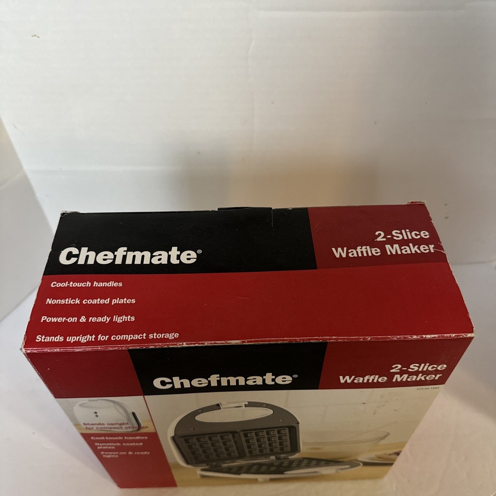 Chefmate 2 Waffle Maker Genuine Slice Standard Model WM-77