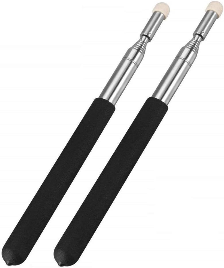 Telescopic Teachers Pointer,Teaching Pointer,Hand Pointer Extendable 2 PCS