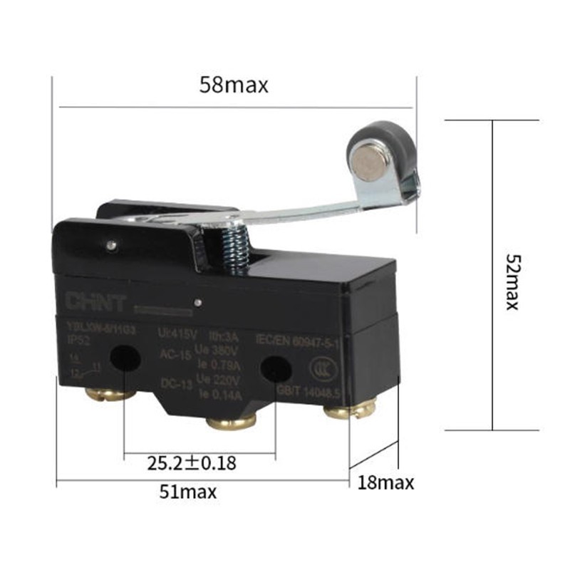 10pcs For CHNT YBLXW-5/11G3 Micro Switch High Quality
