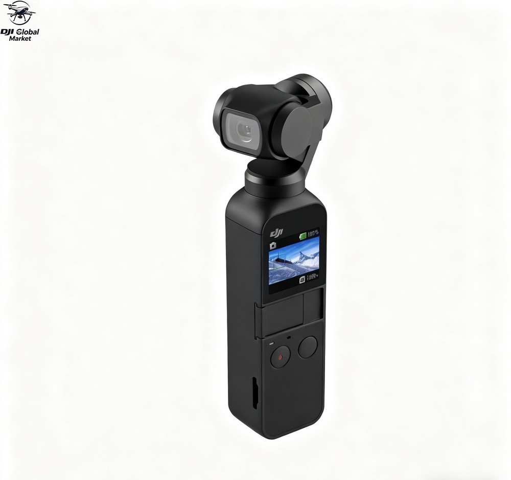 DJI Osmo Pocket-Handheld 3-Axis Gimbal Stabilizer with integrated Camera 96%NEW