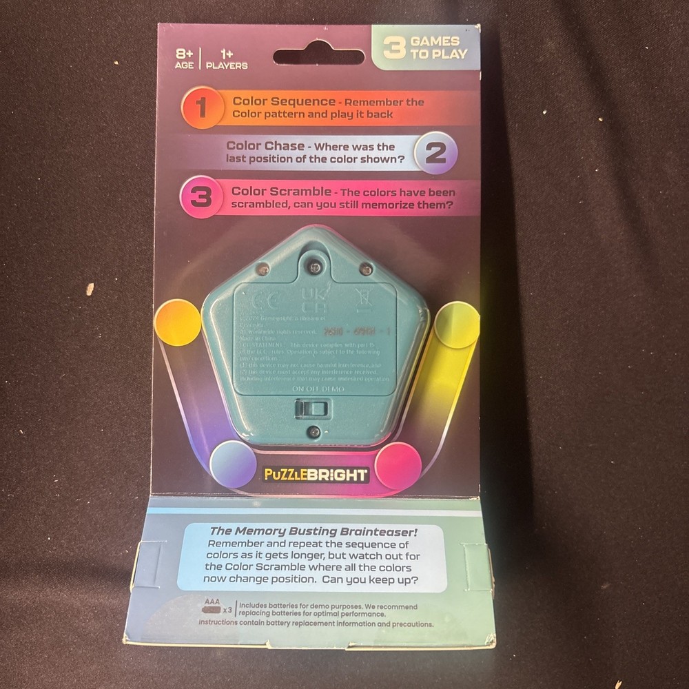 New Puzzle Bright Mini Memory Chase By Brainwright