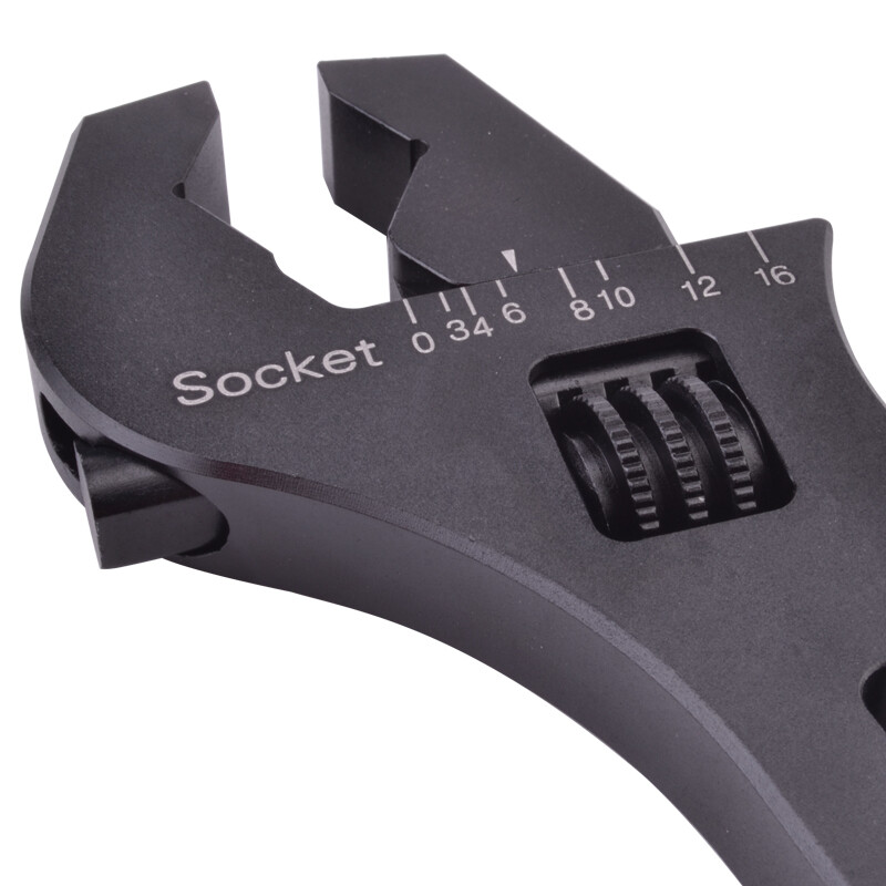 BDFHYK 2PCS 3AN-16AN Adjustable Wrench Tool Spanner For Hose End Fitting