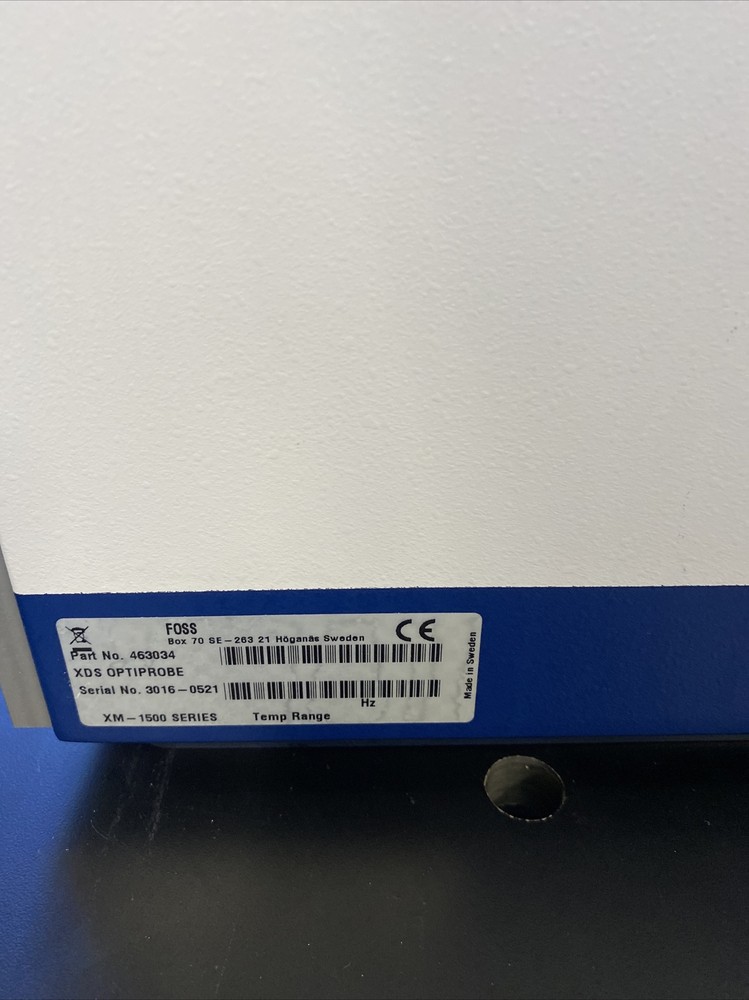 FOSS XDS Rapid Content Analyzer NIR Spectrometer Monochromator XM1000 SmartProbe