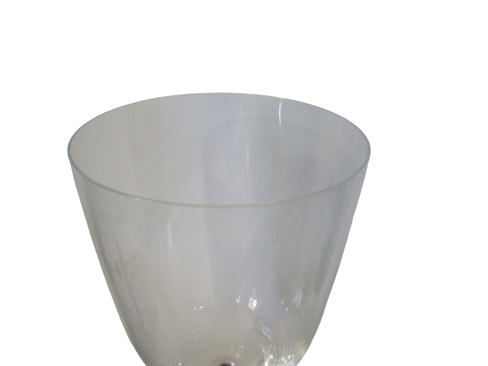 Black Core Stem Thin Crystal Wine Glass Multi Purpose GUC Unmarked