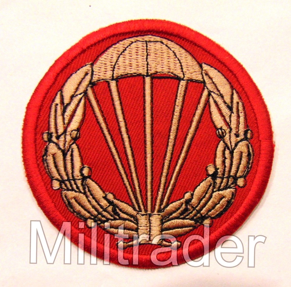 Sweden Swedish Paratrooper Qualification Patch (Red)