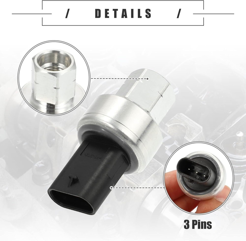 A/C Pressure Switch Sensor for Jeep Grand Cherokee Ram 1500 Chrysler Pacifica US
