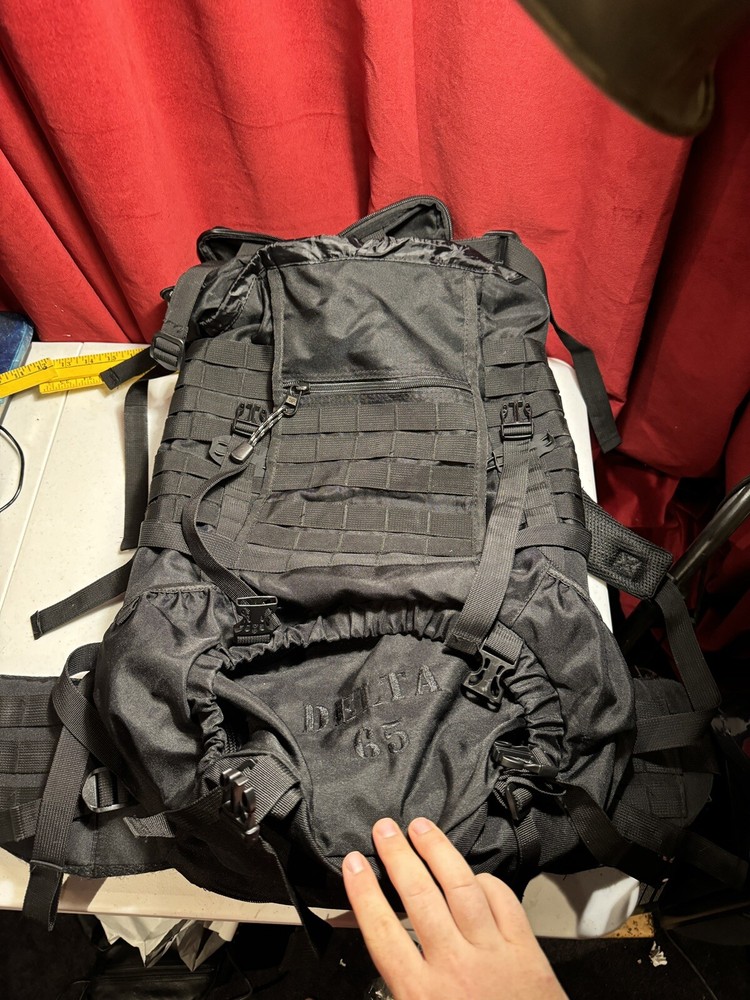 Fieldline Tactical Delta 65L Liter Internal Frame Pack Backpack Rain Survival
