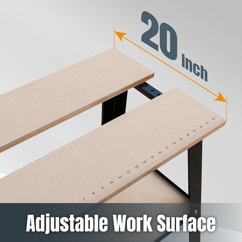 Universal Power Tool Support Adjustable Heavy Duty Workbench Non-Marring Feet US