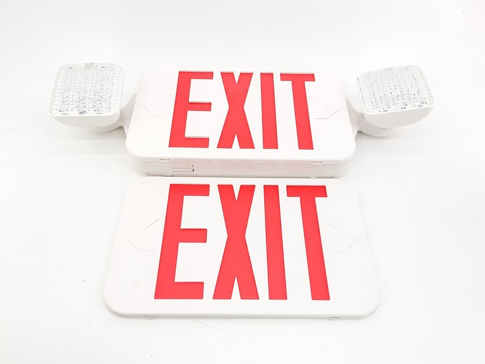 New Hubbell CCRHOSQ Trade Select Combination Exit/Emergency Lights