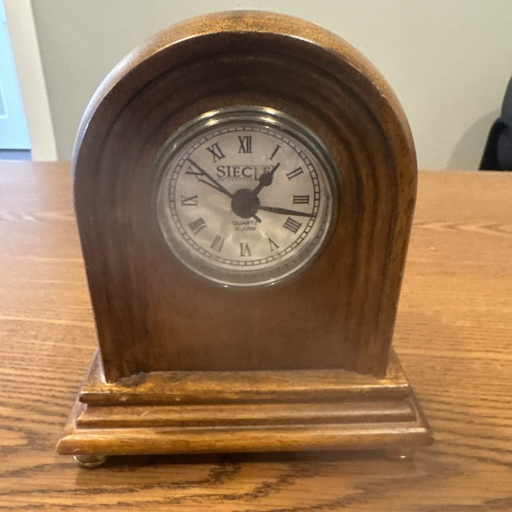 SIECLE QUARTZ Alarm DESK CLOCK
