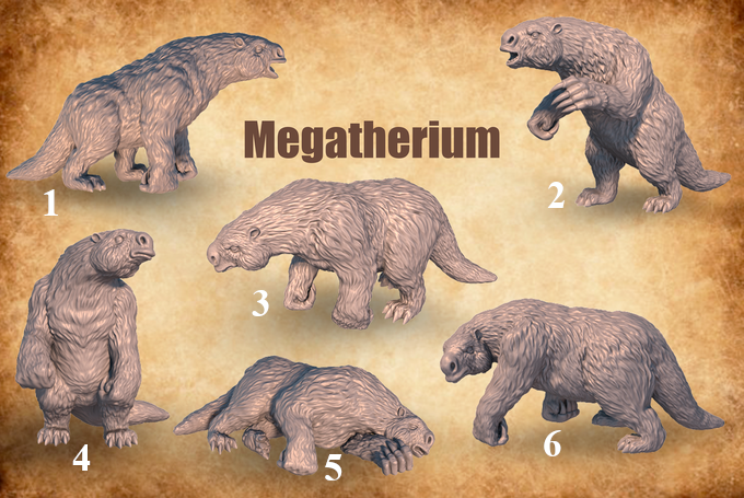 Megatherium StoneAxe Miniatures D&D Dungeons and Dragons
