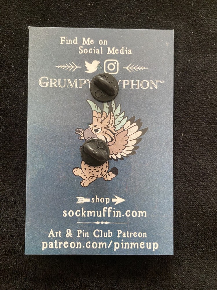 New Aqua Hydra Pin Grumpy Gryphon Dragon
