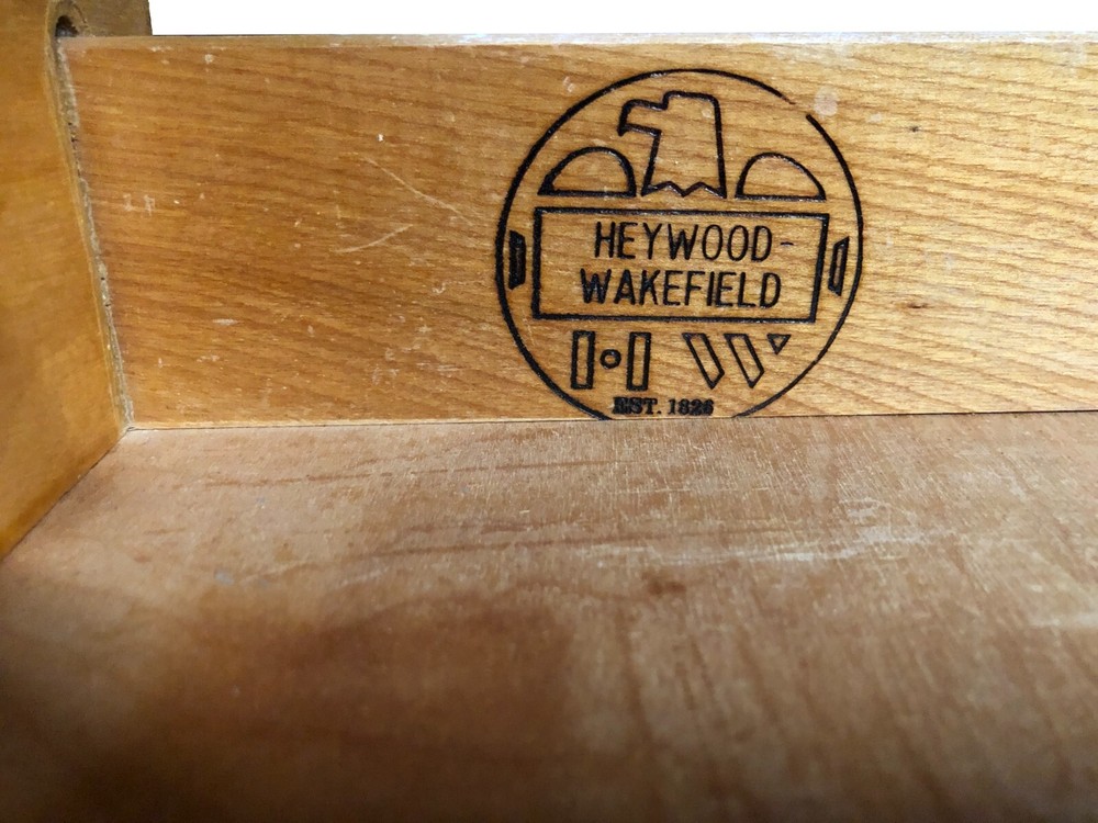 Heywood Wakefield Desk Midcentury Modern Solid Wood