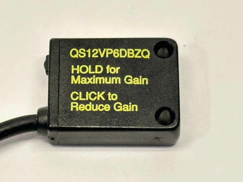 Banner QS12VP6DBZQ MINI-BEAM 2: Diffuse Flush Front Profile