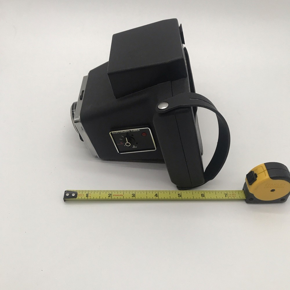 Keystone Model 800 60 Second Everflash Black Vintage Instant Camera