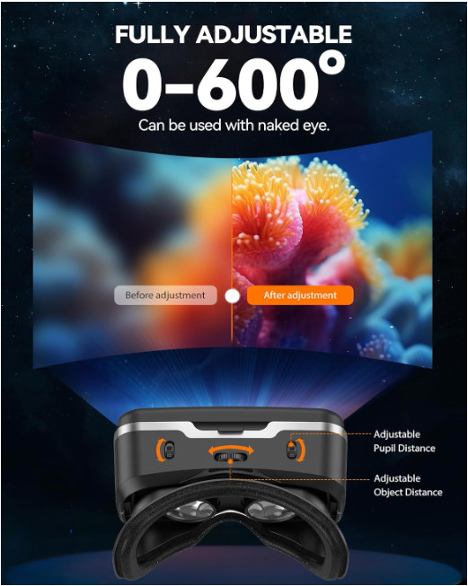 Lentes De Realidad Virtual Para Celular 3D VR Compatible Con Iphone Y Android