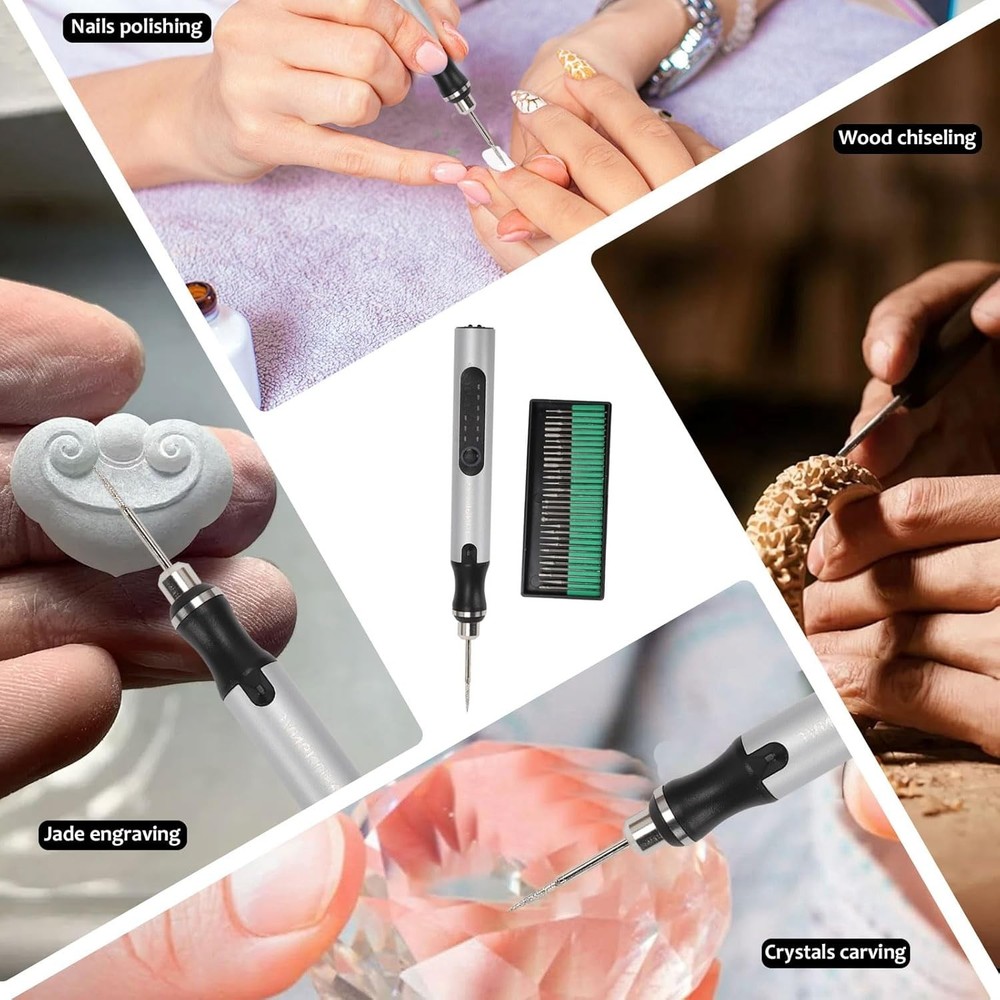 Versatile Electric Engraving Kit with Adjustable Speeds for Crafting Enthusiasts