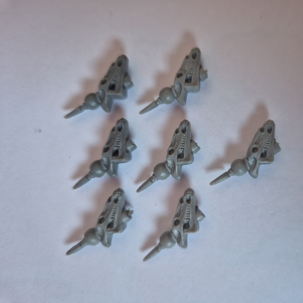 Warhammer Night Goblin Regiment Accessory Skull Head x 7