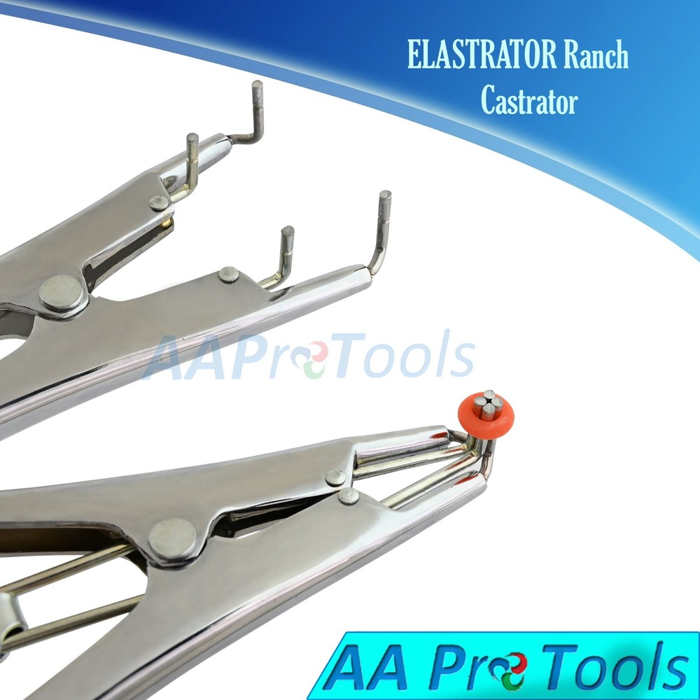 ELASTRATOR Ranch Veterinary Castrator, Castration Bander Pliers Farm Tools