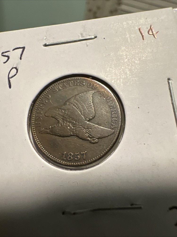 1857 1C Flying Eagle Cent High Grade Rare