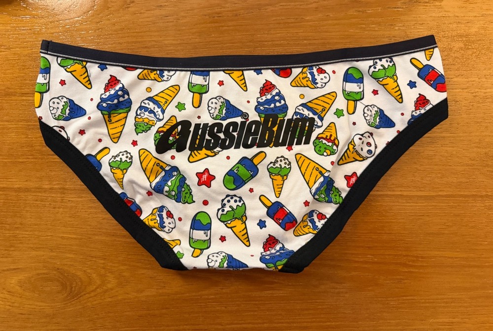 New aussieBum Hotwire Brief, Ice cream, Medium