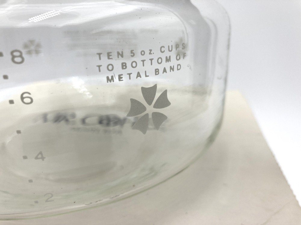 Mr. Coffee 10- Cup Replacement Pot Decanter Mod. D7A & other models, see list