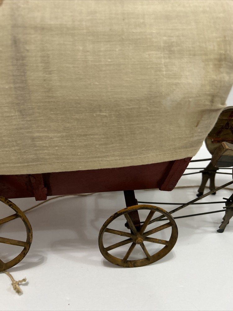 GIBBS GYPSY WAGON PULL TOY HORSE DRAWN COVERED WAGON