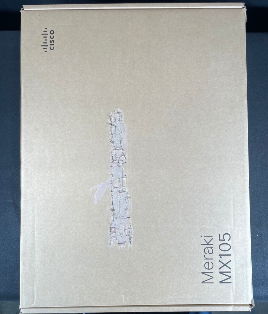 NEW Cisco Meraki MX105-HW Cloud Managed Networking Security Firewall-Fast Ship