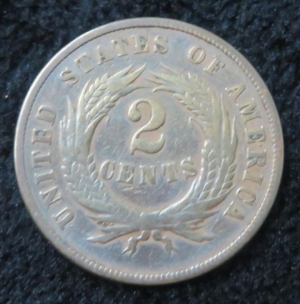 1869 Two Cent Piece * 5477