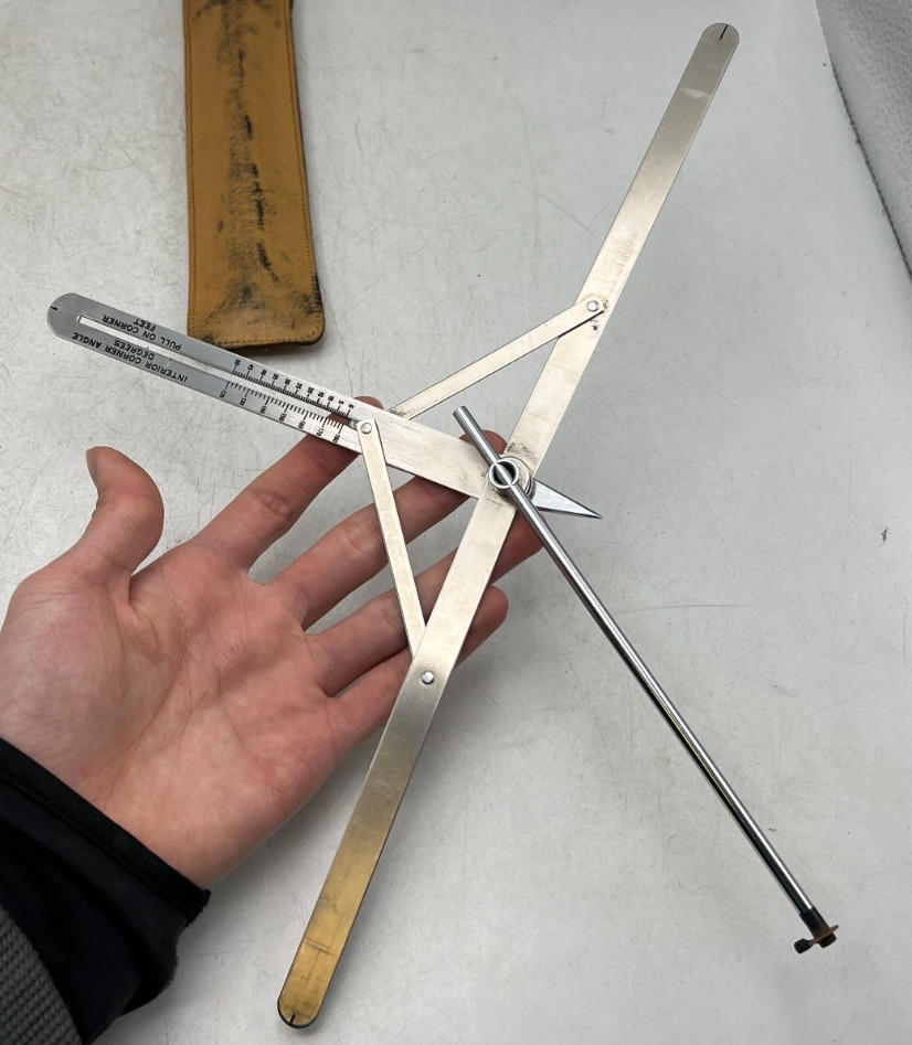 Dillon Bisector Corner Angle Tool by Suttle Equipment Co w/ Case