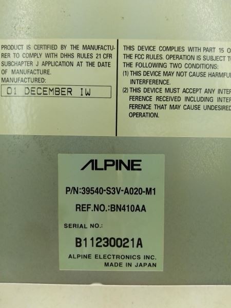 Info-GPS-TV Screen Player Navigation Fits 01-02 MDX 303463