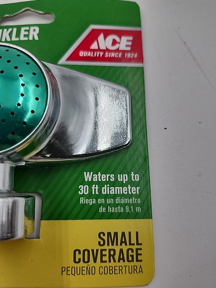 Ace Zinc Elevated Base Spot Sprinkler 700 sq ft, Circle Pattern, Small Coverage