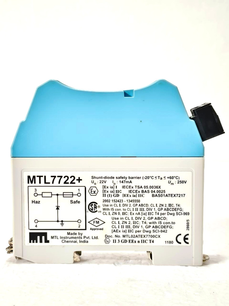MTL 7722+ SHUNT DIODE SAFETY BARRIER
