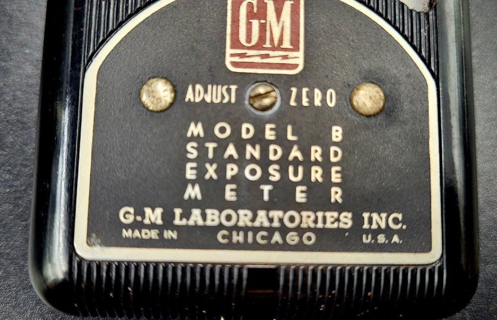 GM Model B Exposure Meter W/Case Chicago Vtg