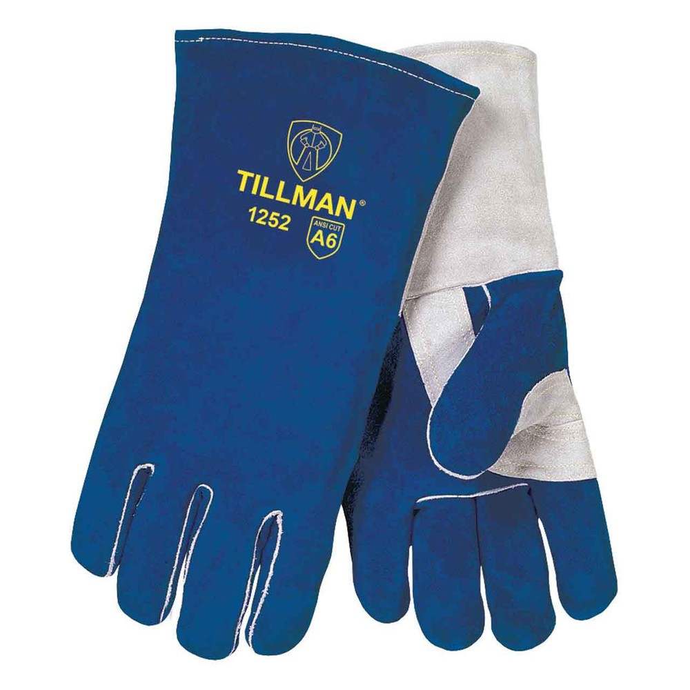 Tillman 1252 Premium Side Split Cowhide Stick Gloves, Large