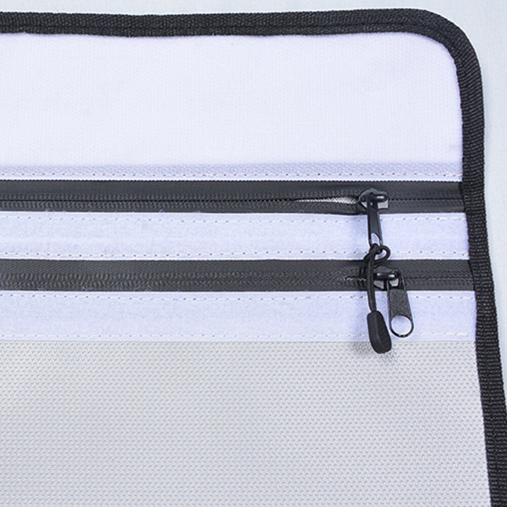 Large Fireproof Money Bag Fire Proof Document Pouch Waterproof Safe Cash Folder