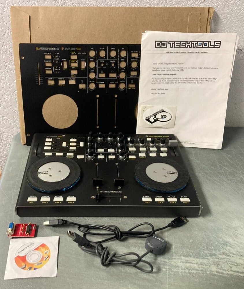 DJ Tech Tools VCI-100 SE USB MIDI Controller w/Accessories