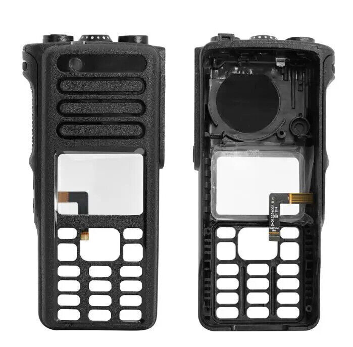 Black Front Housing Case Kit Compatible for Replacement XPR7550 Radio