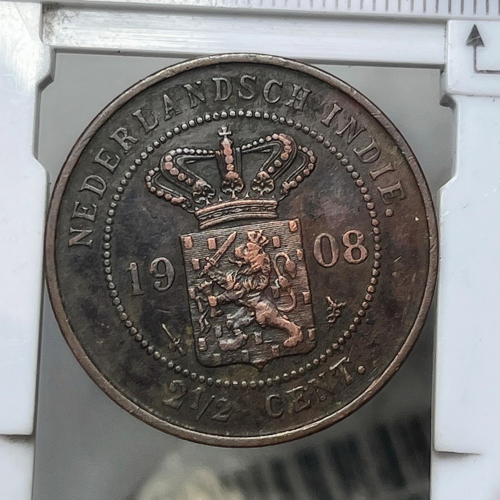 NETHERLANDS INDIES 1908 #02 2 1/2 CENTS