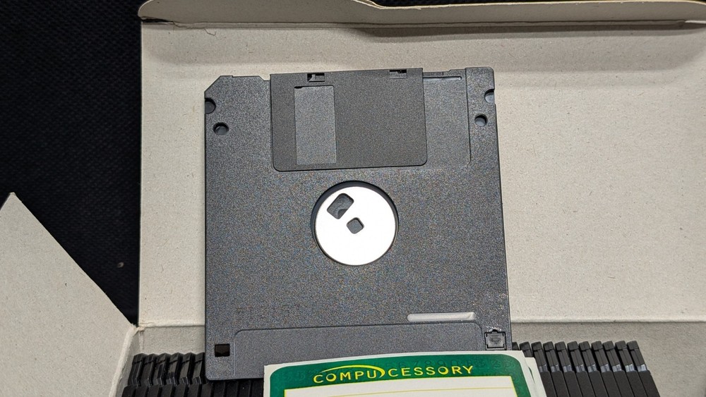 Compucessory 3.5 Diskettes IBM formatted 43 Count With Labels