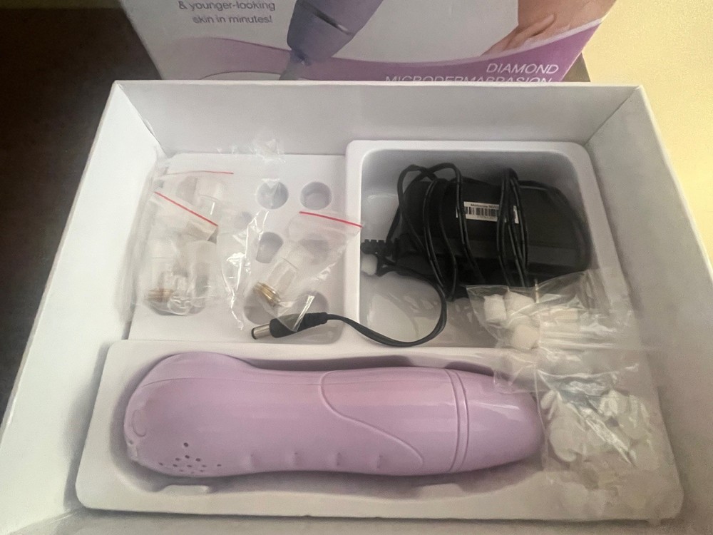 S'move Wand Diamond Microdermabrasion and Suction System with storage bag EUC