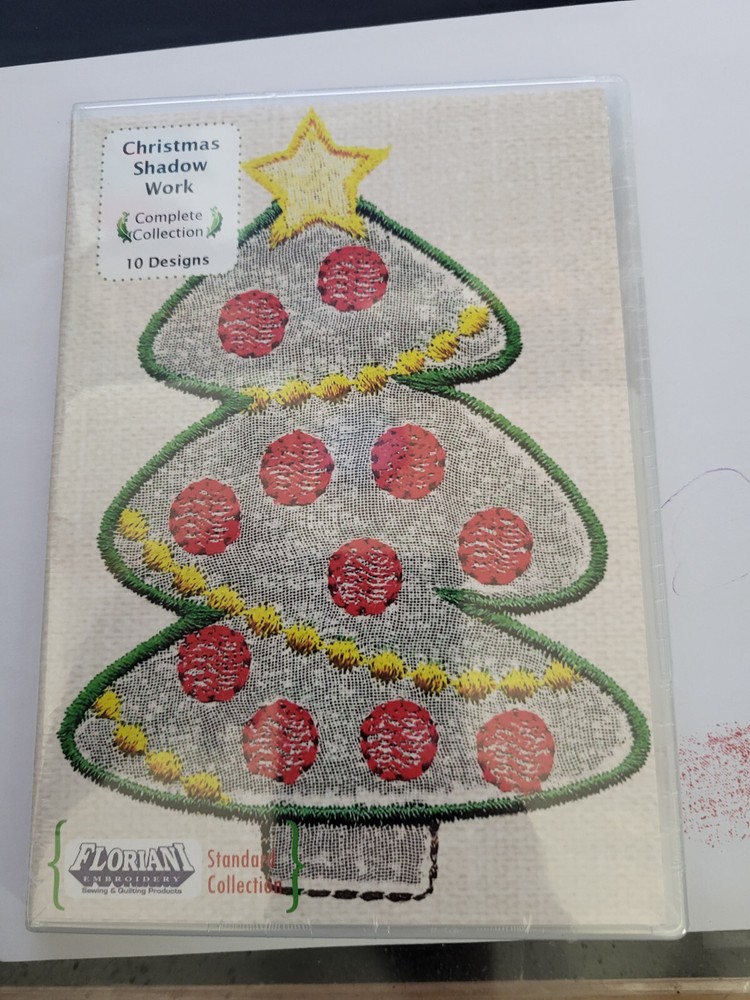 Floriani Standard Collection Christmas Shadow Work. Factory sealed