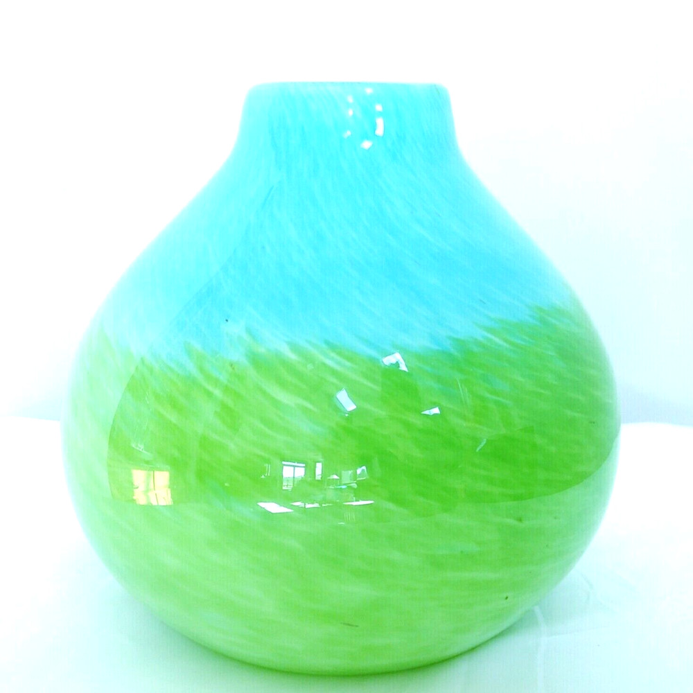 BLUE & GREEN LARGE   VASE